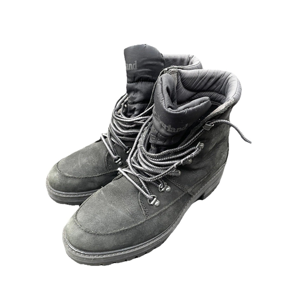 Timberland Courmayeur Valley Boots Womens Size 8.5 Black Waterproof‎ Shoes